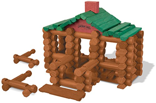 Lincoln Logs 100th Anniversary Tin - 111 Pieces Real Wood Logs - Ages 3+ Lincoln Logs 100th Anniversary Tin - 111 Pieces Real Wood Logs - Ages 3+